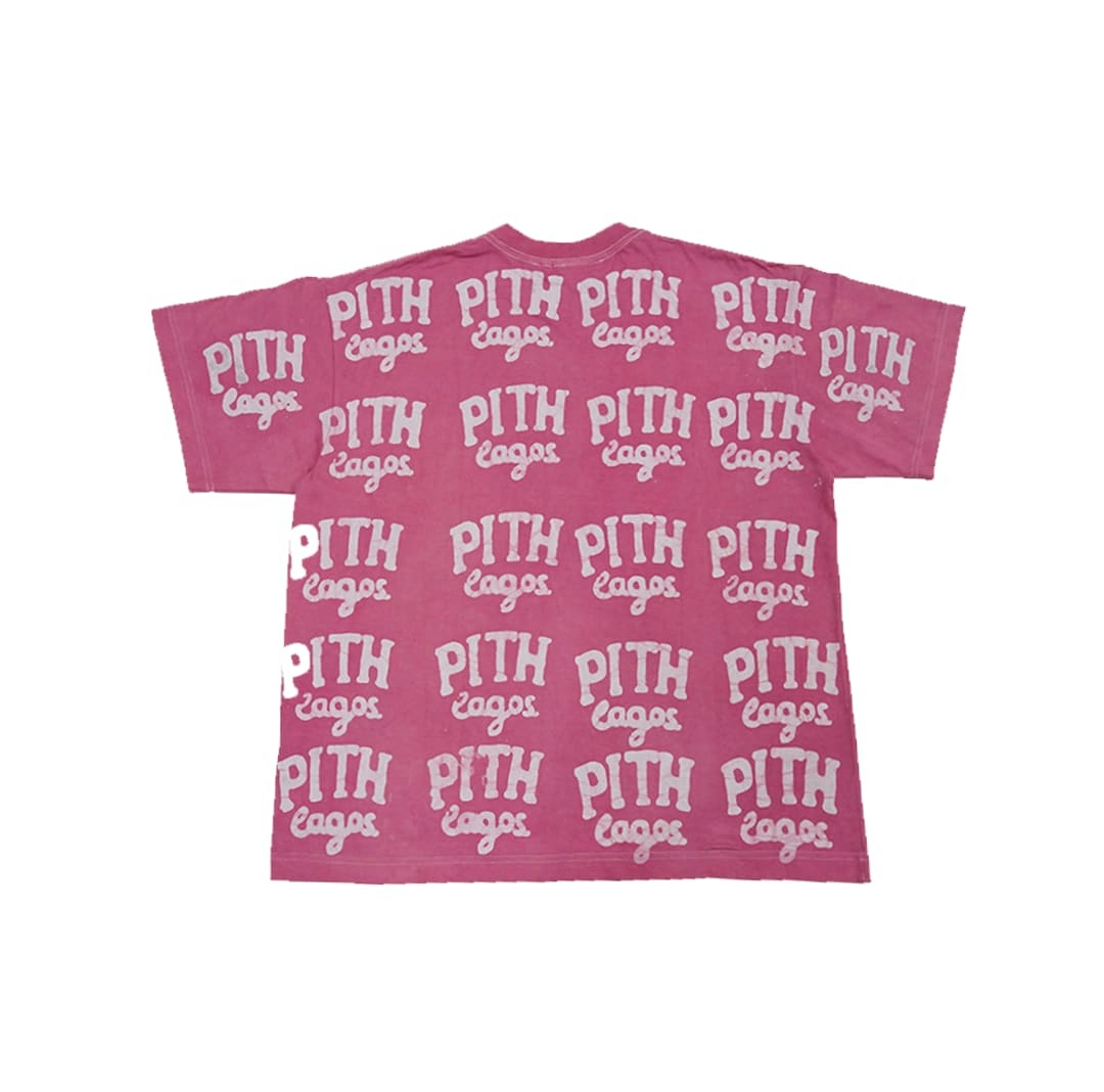 Pink Batik Pith Lagos Tee – Tokyo Africa Collection