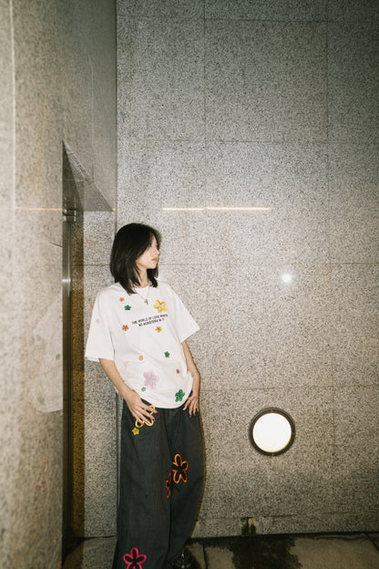 Pith Petal Tee (White)