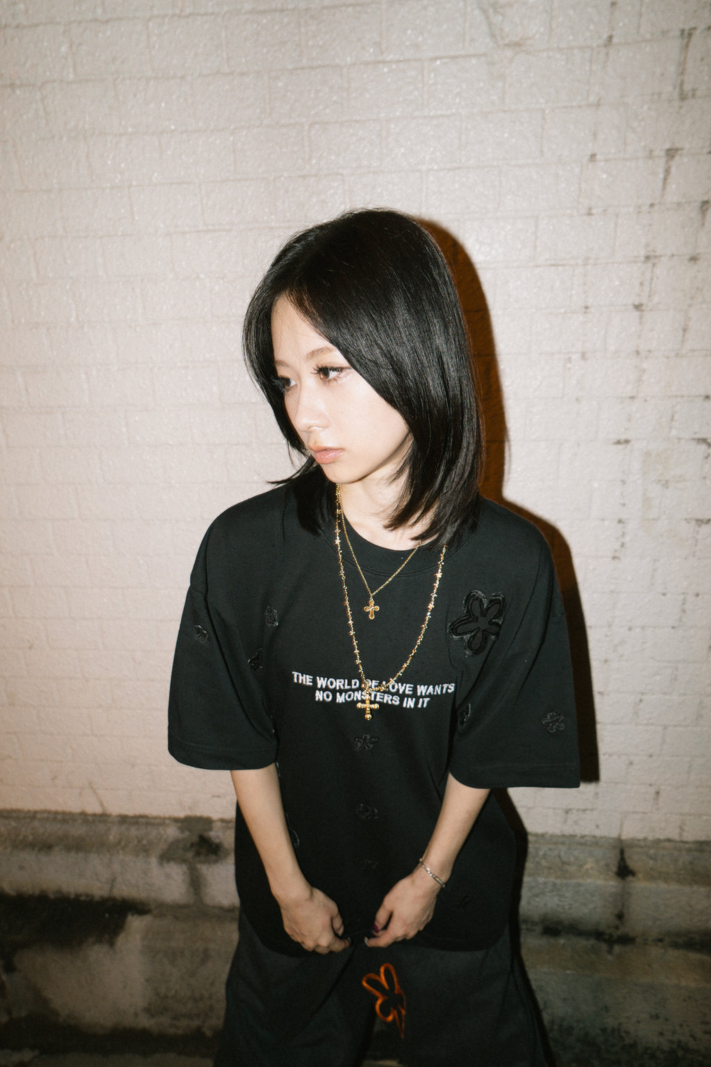 Pith Petal Tee (Black)