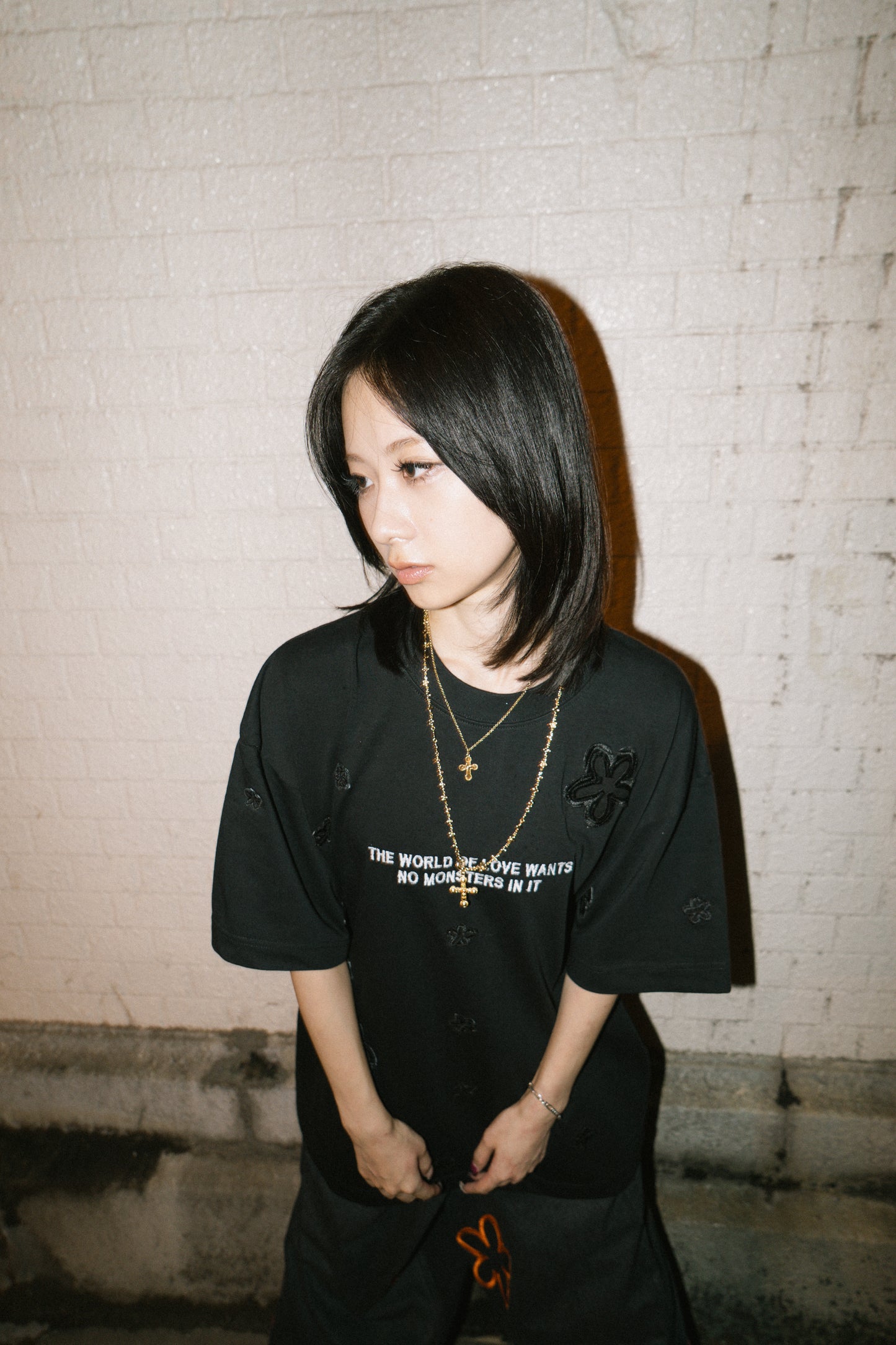 Pith Petal Tee (Black)