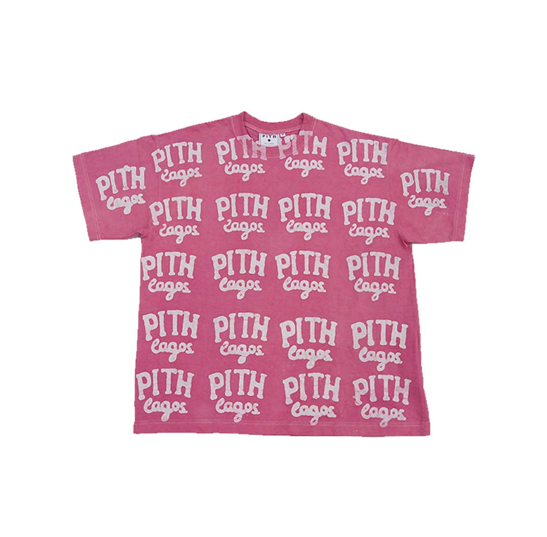 Pink Batik Pith Lagos Tee