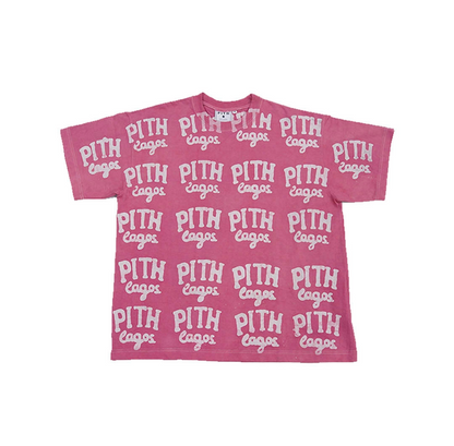 Pink Batik Pith Lagos Tee