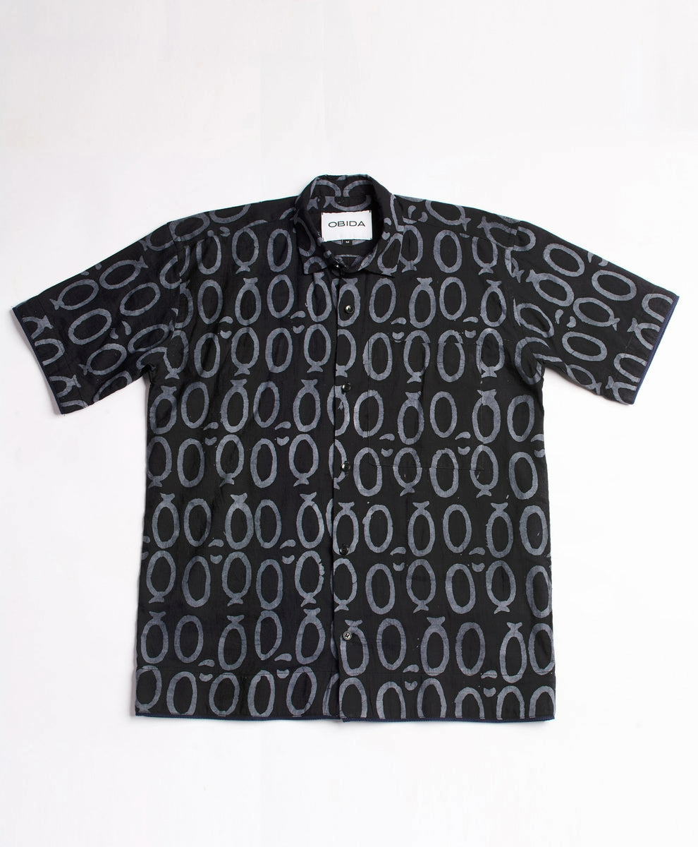 OBIDA Oh Oh Charcoal Shirt – Tokyo Africa Collection
